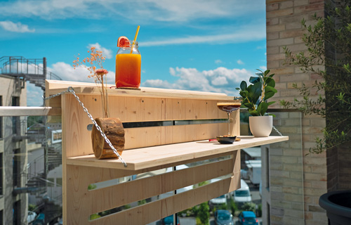 Balkon-Bar zum Nachbauen